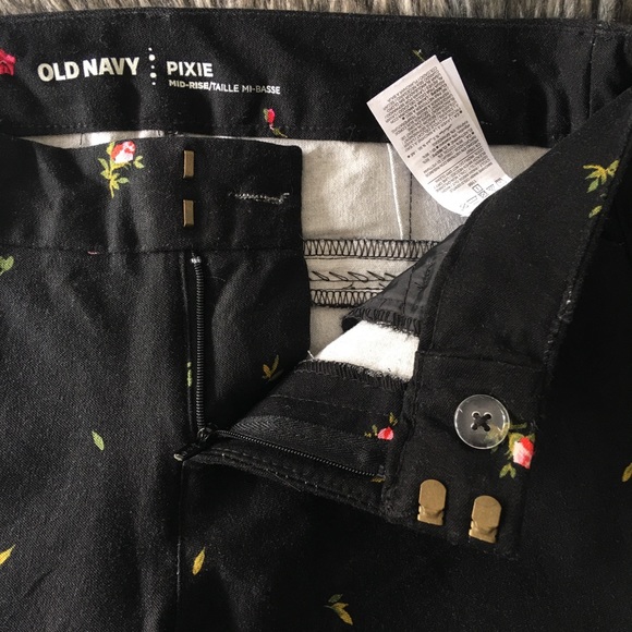 PIXIE Skinny/straight ombre flower dress pants - Picture 4 of 4